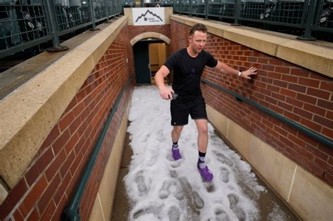 PHOTOS: Coors Field gets heavy hail dump before Rockies game vs. Dodgers